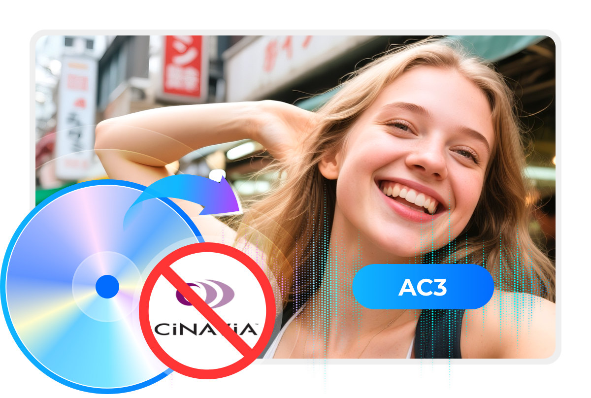 DVD Cinavia entfernen und hochwertige verlustfreie AC3-Audiospuren erzeugen