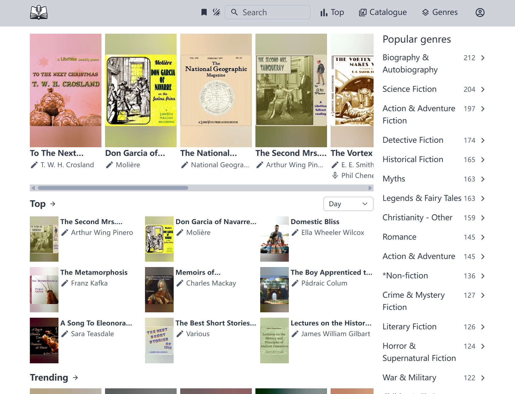 free online audiobooks site: audiolibrum.com