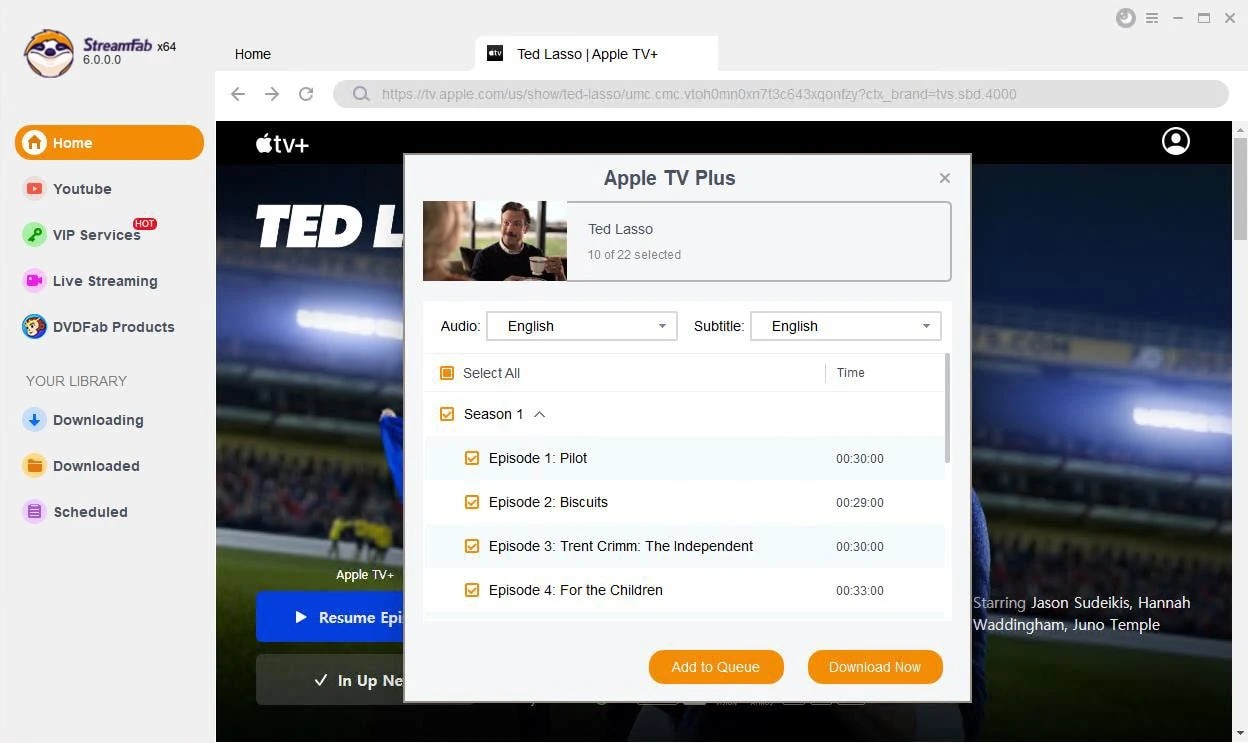 How to use StreamFab Apple TV Plus Downloader?