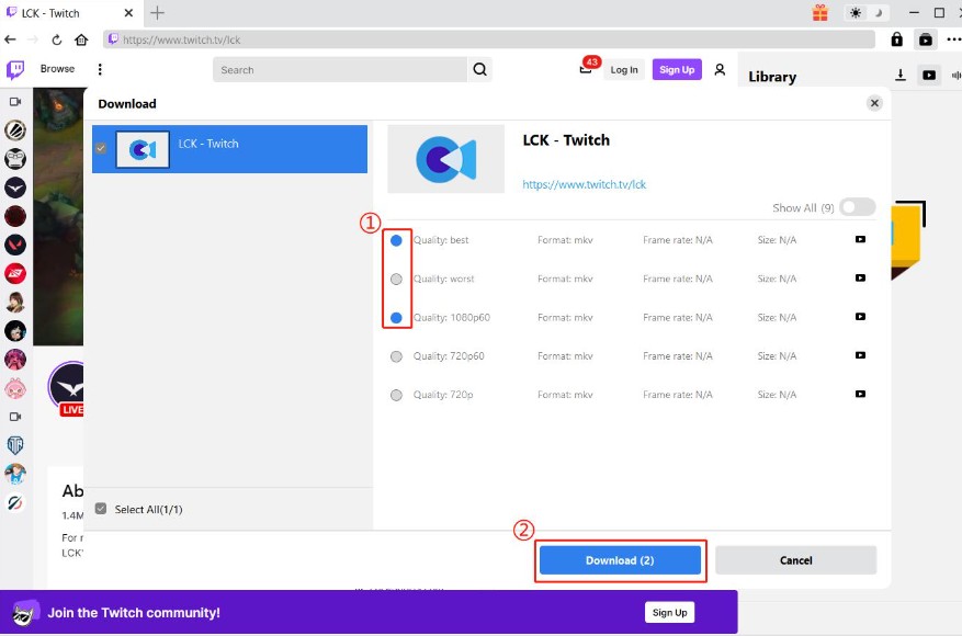 cleverget twitch downloader: how to use