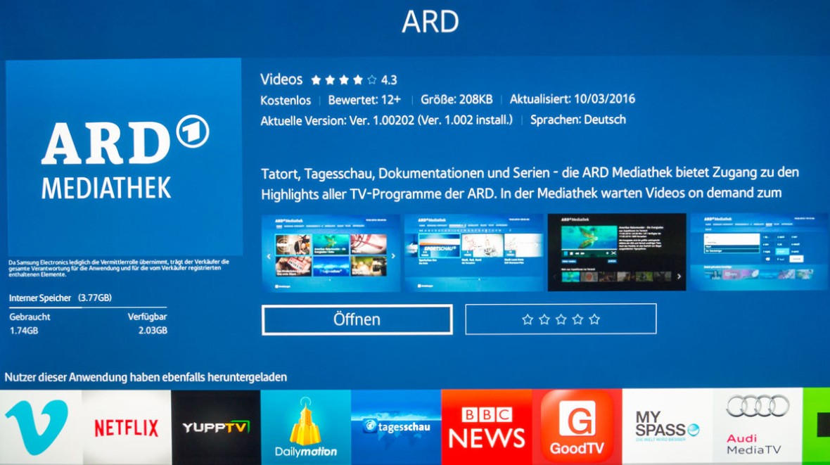 ARD Mediathek App am Fernseher herunterladen und nutzen