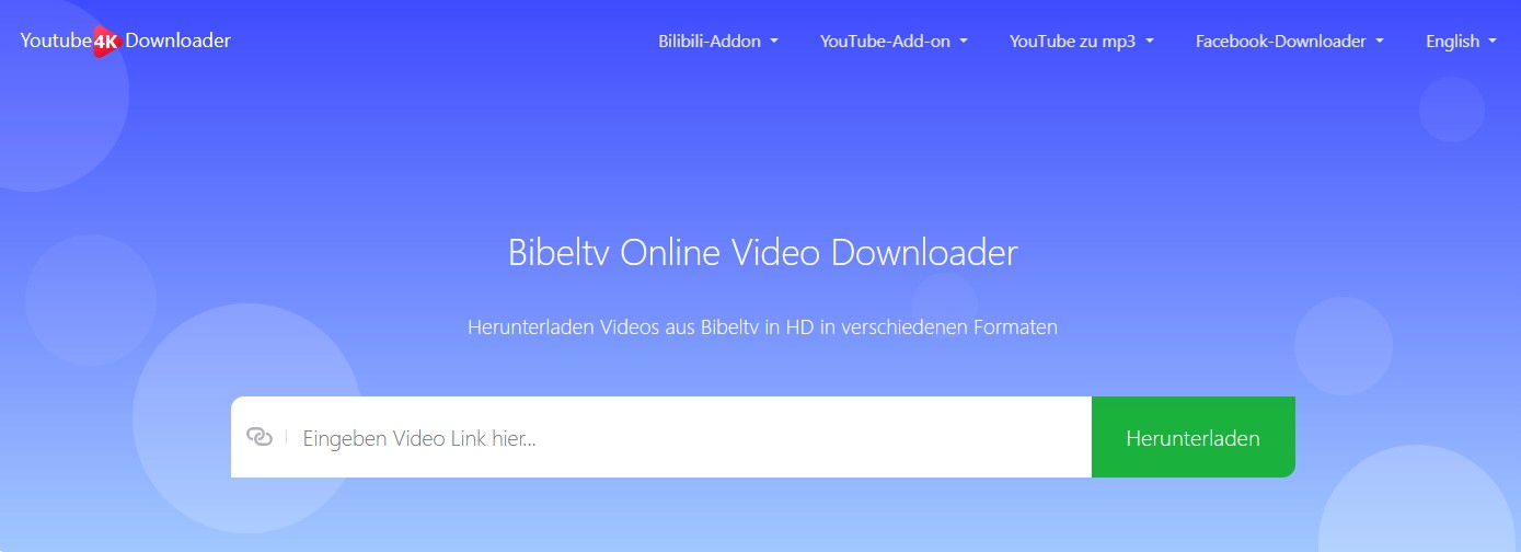 Youtube4KDownloader Bibeltv Online Video Downloader