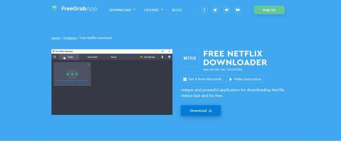 netflix download:FreeGrab App