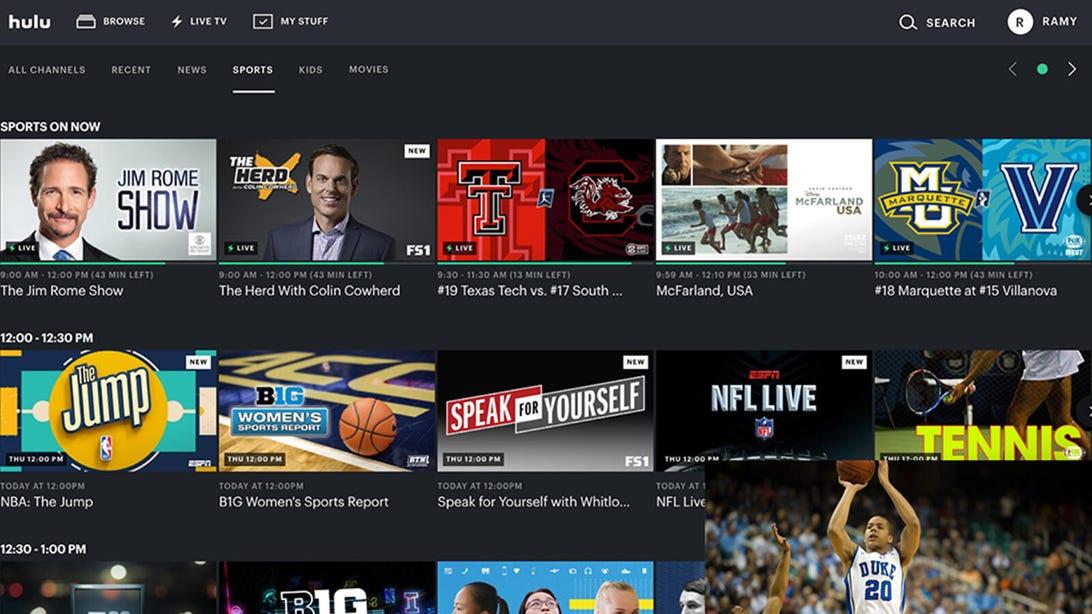 espn live stream:4. Hulu Live