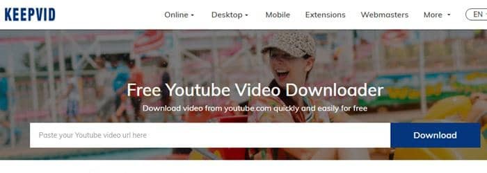 youtube downloader free online:3. KeepVid.com - YouTube Downloader Online kostenlos