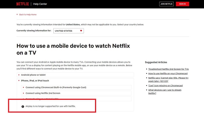 Netflix App für Mac: Unterstützt Netflix AirPlay auf Mac-Geräten?