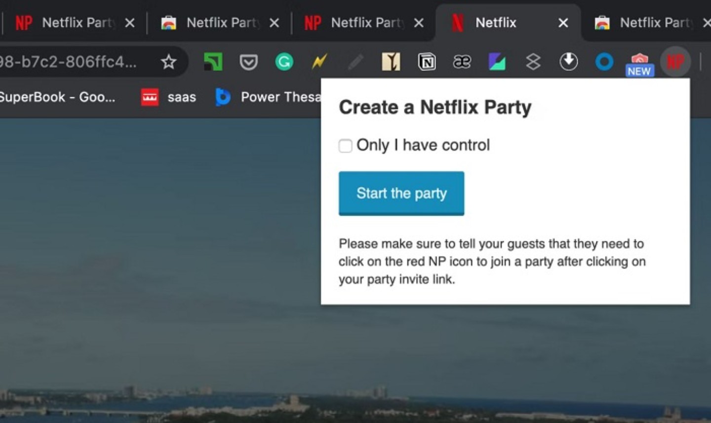 netflix party chrome:Wie veranstaltet man mit Netflix Party Chrome eine Netflix-Watch-Party?