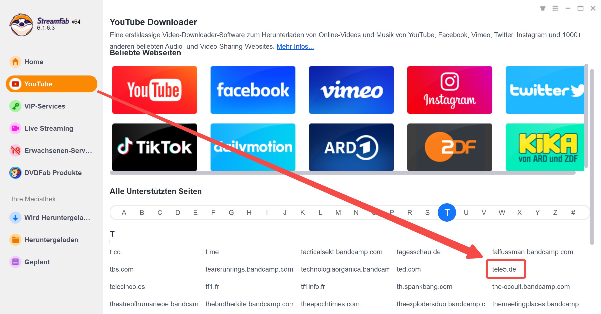 Wie kann man die Videos von Tele5 Mediathek herunterladen?