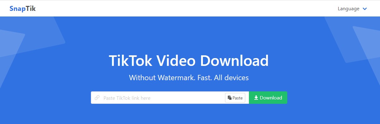 tiktok sound downloader:3) Snap Downloader