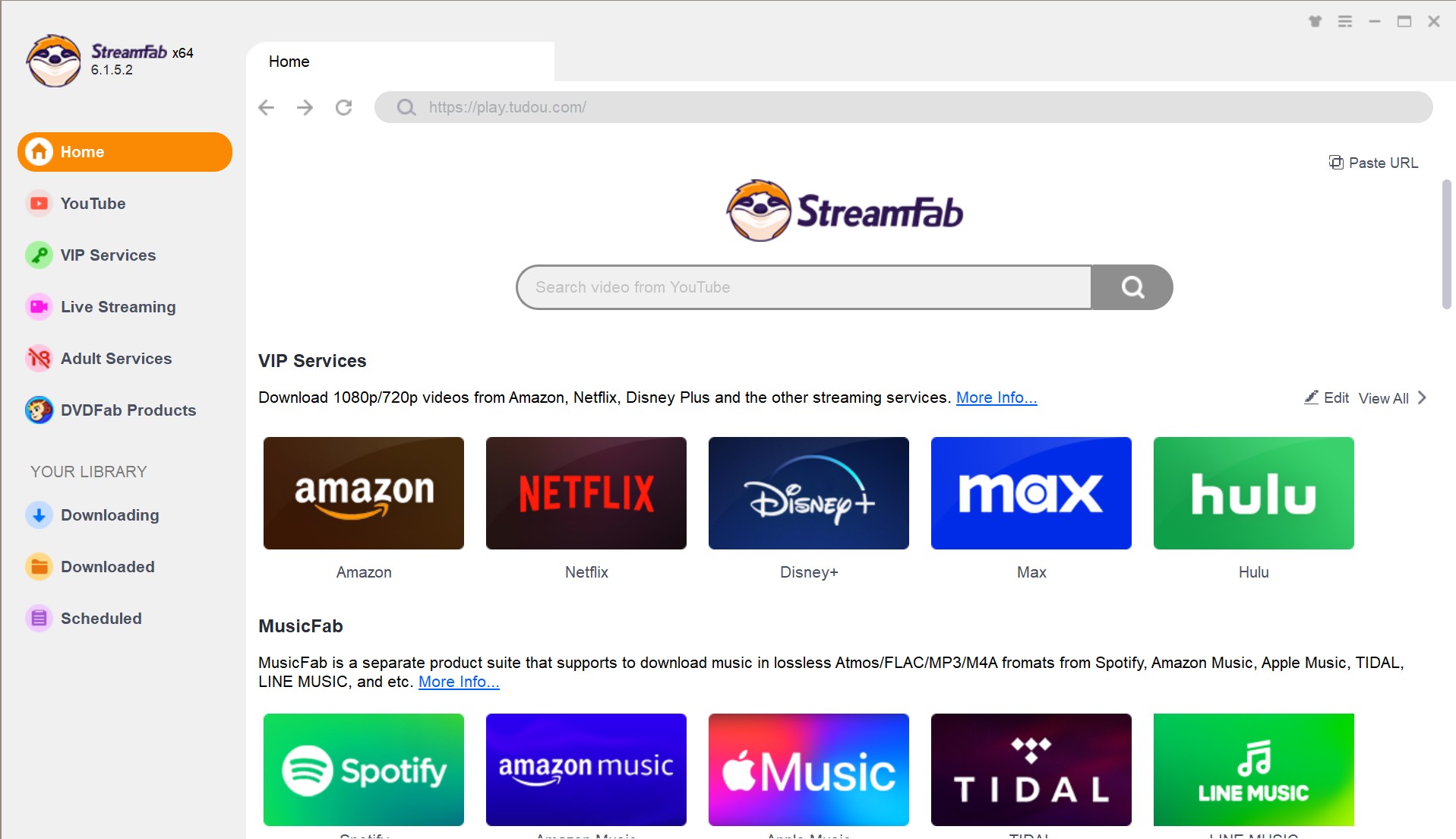 How to Download Videos From Tudou with StreamFab YouTube Downloader