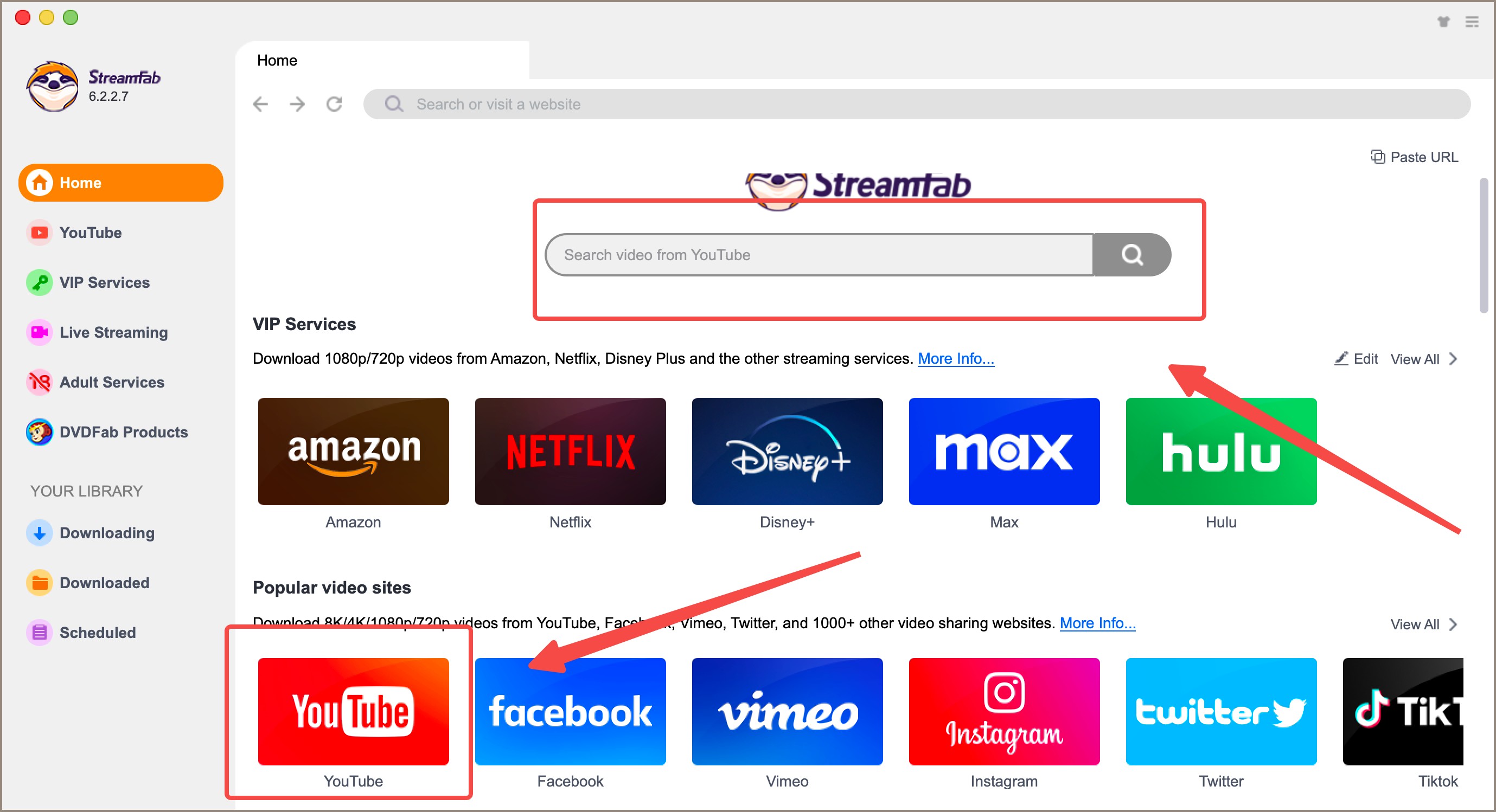 5 Multiple Ways For How to Download YouTube Videos On Mac: step 2 of streamfab