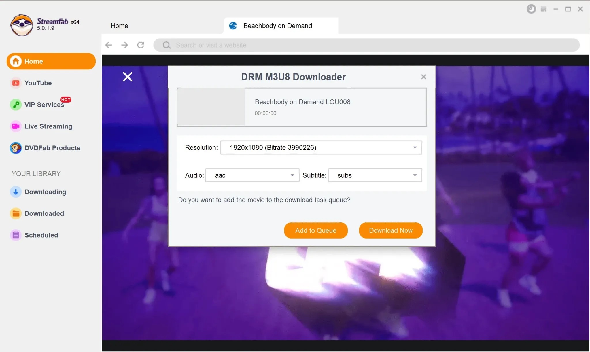 the best way to convert m3u8 to mp4 in 2025: step 2 of streamfab
