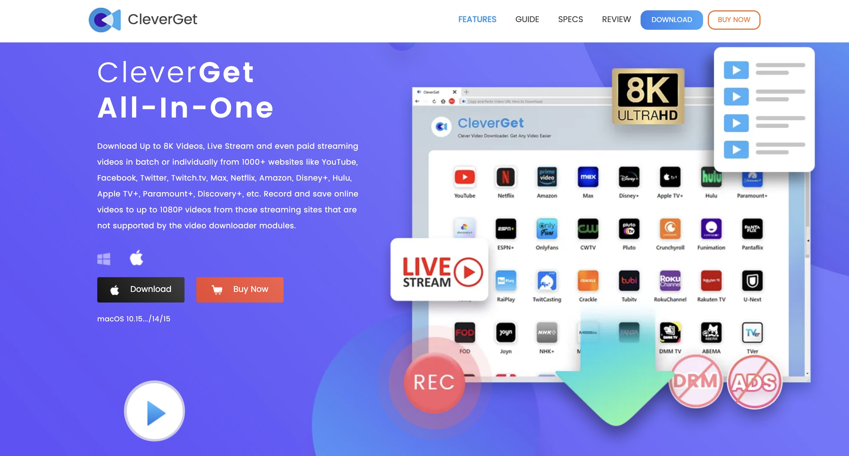 how to download shows on bet plus: cleverget
