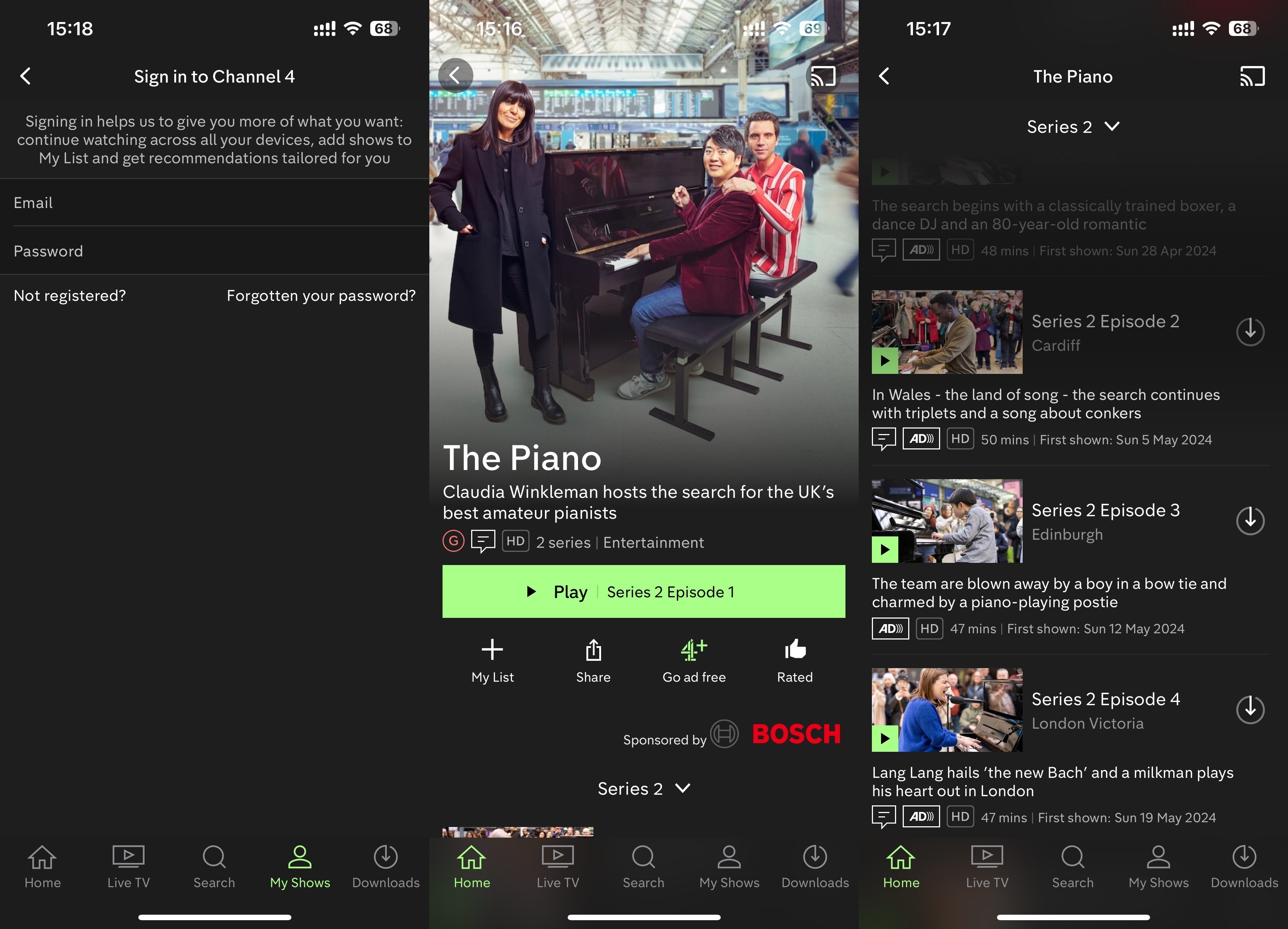 how can you watch channel 4 offline: steps of channel 4 app