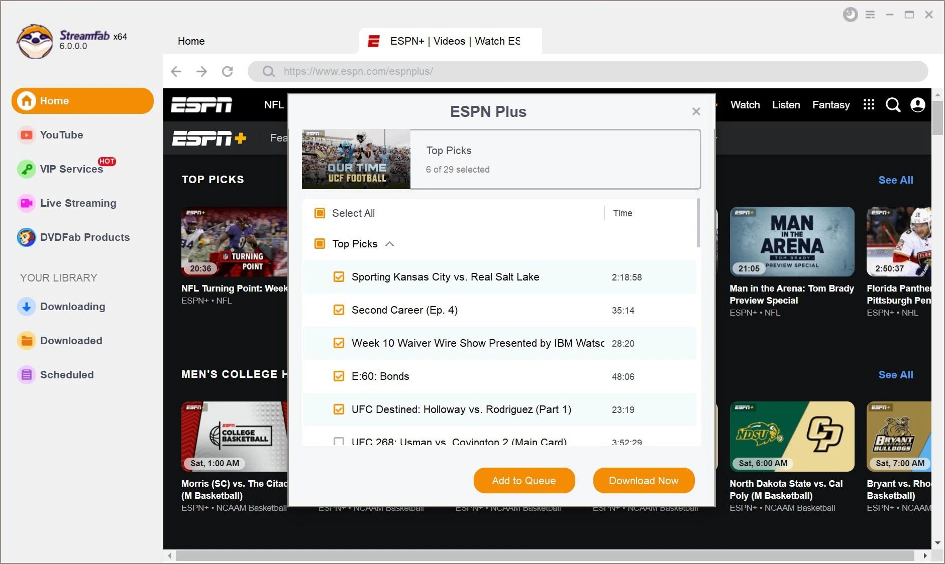 Download Sports Video on ESPN Plus to Avoid Issues