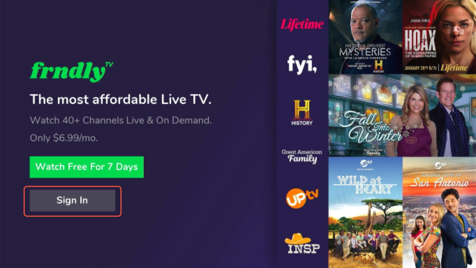 Frndly TV Login Guide