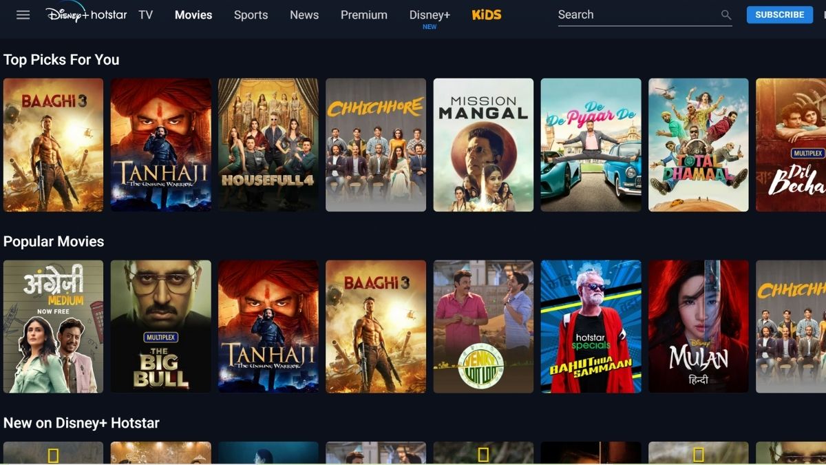 hotstar movies download