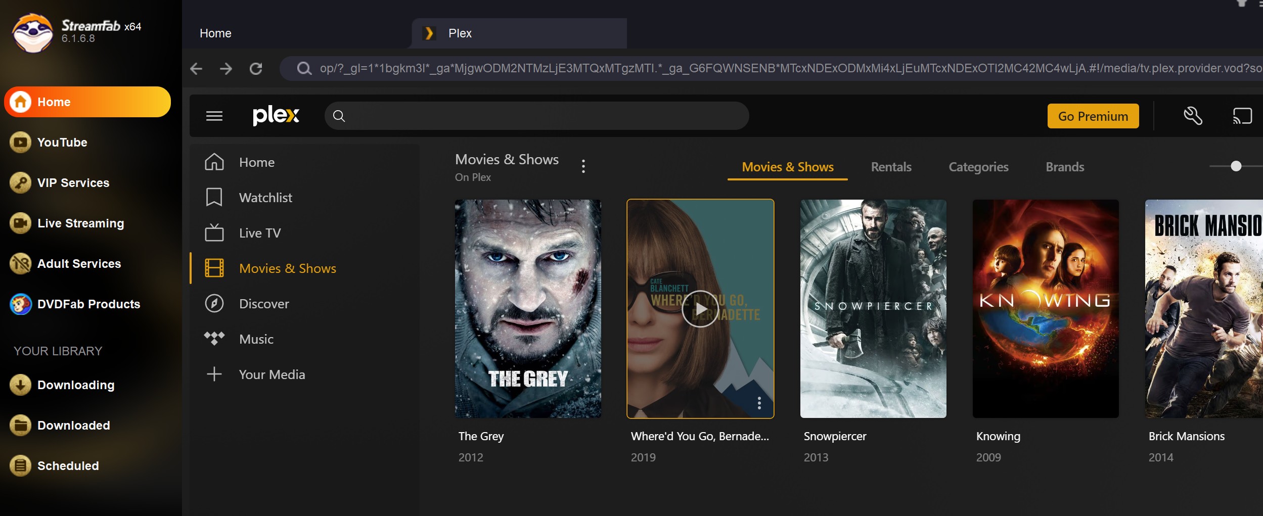 download plex movies: streamfab