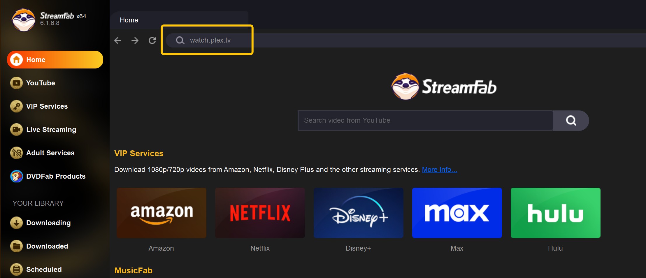 download plex movies: streamfab