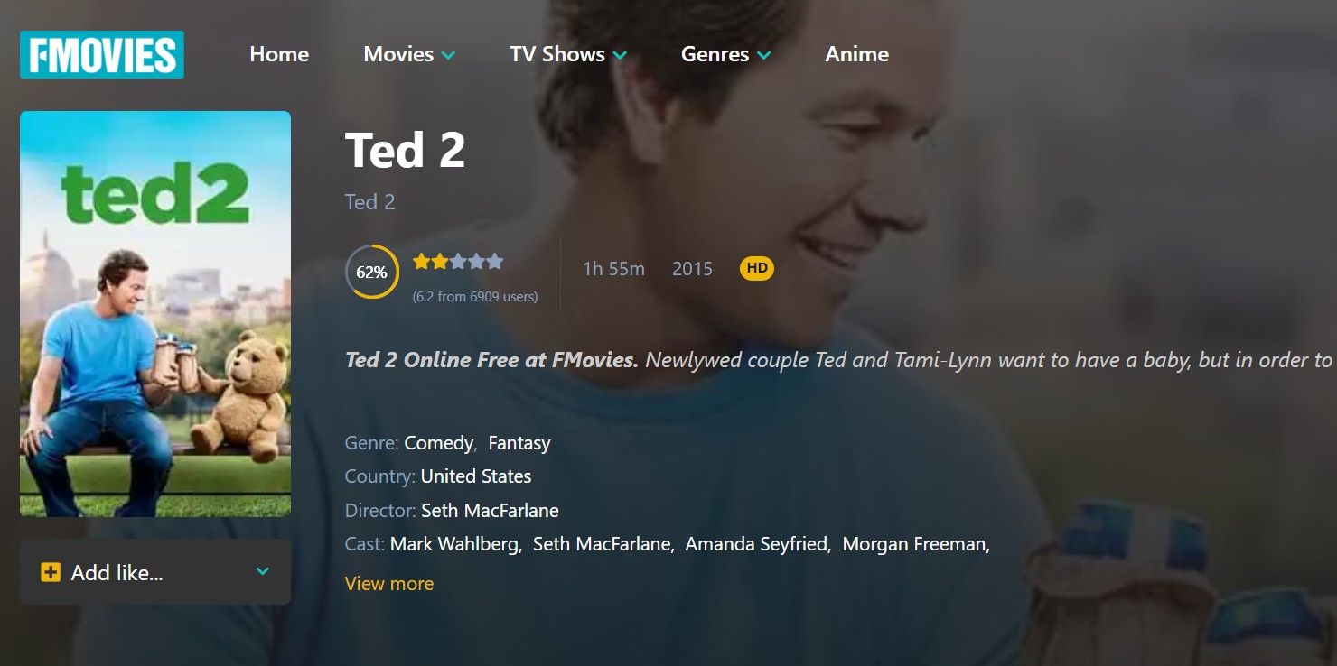 stream and download ted 2 free