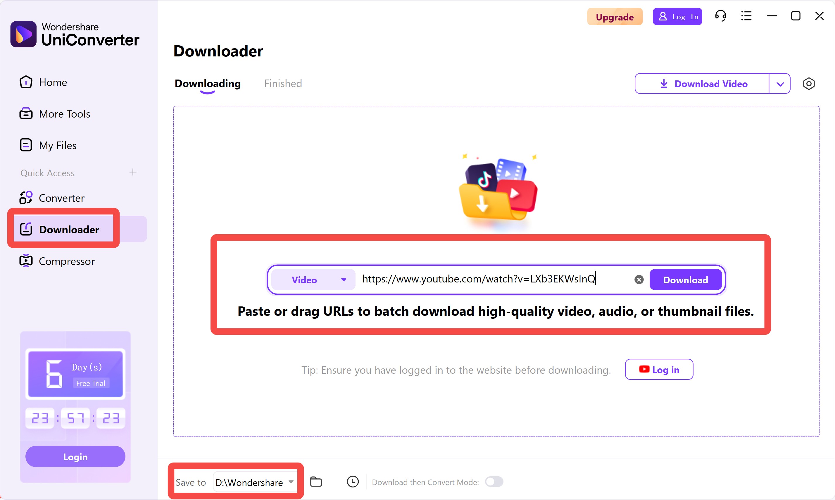 how to download YouTube videos with UniConverter