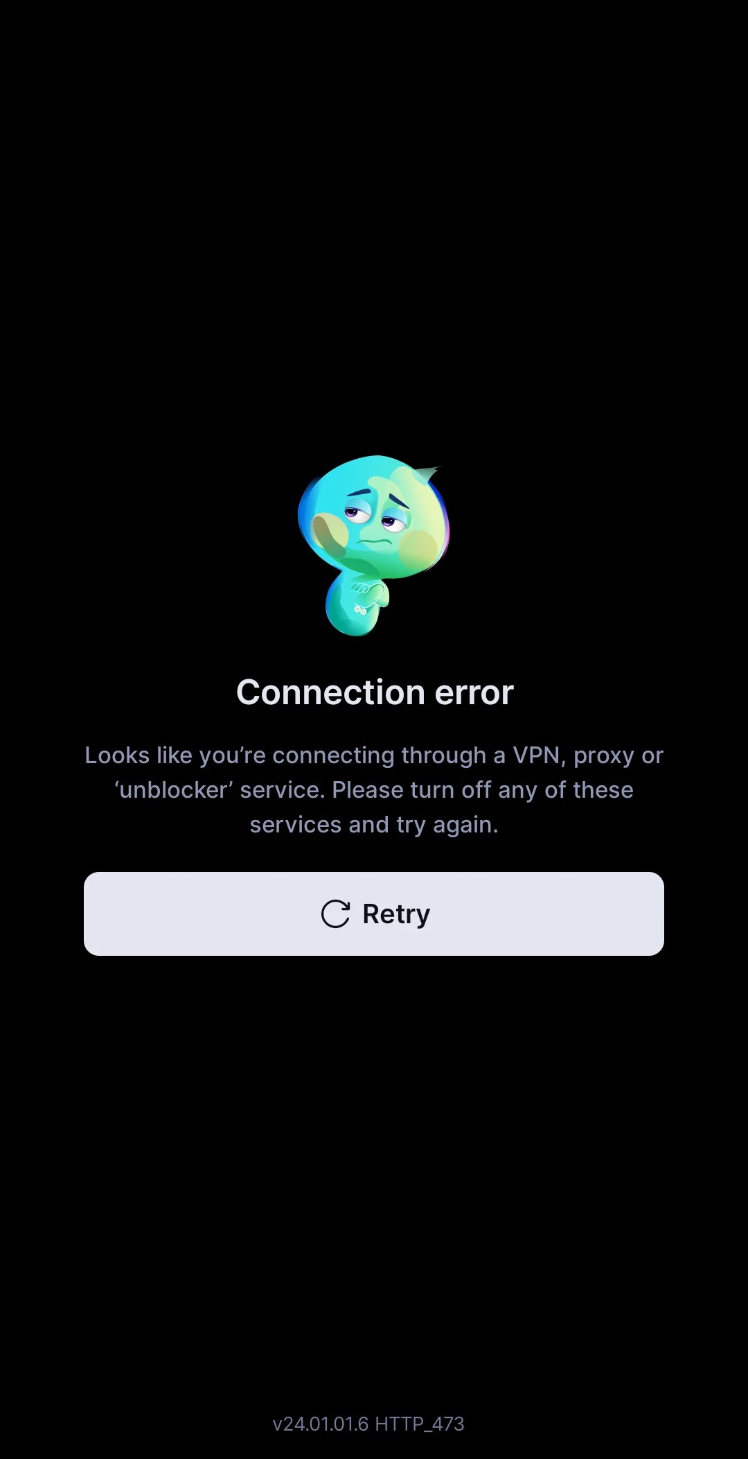 connection error of Disney Plus