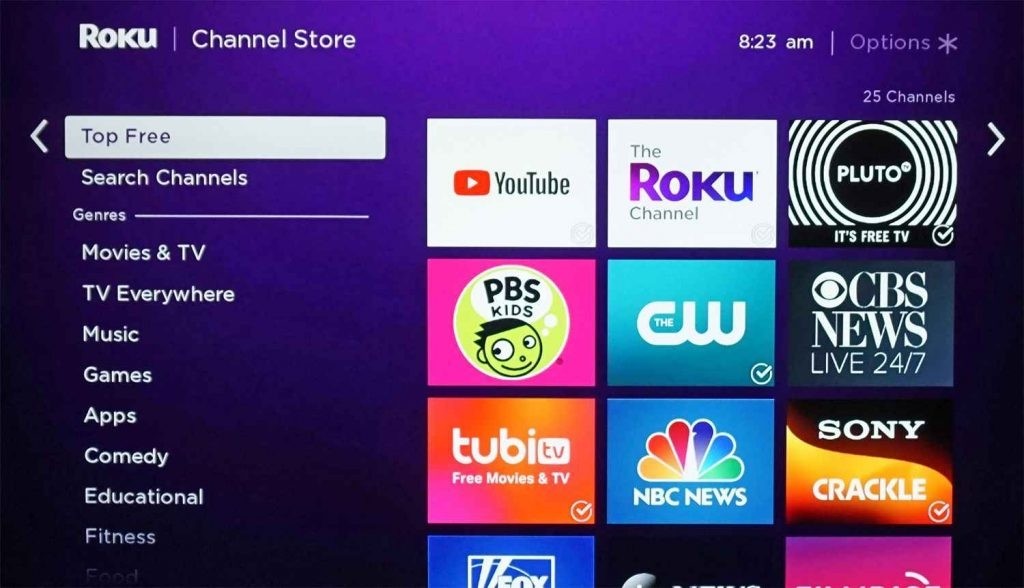 How to download the Starz app on Roku