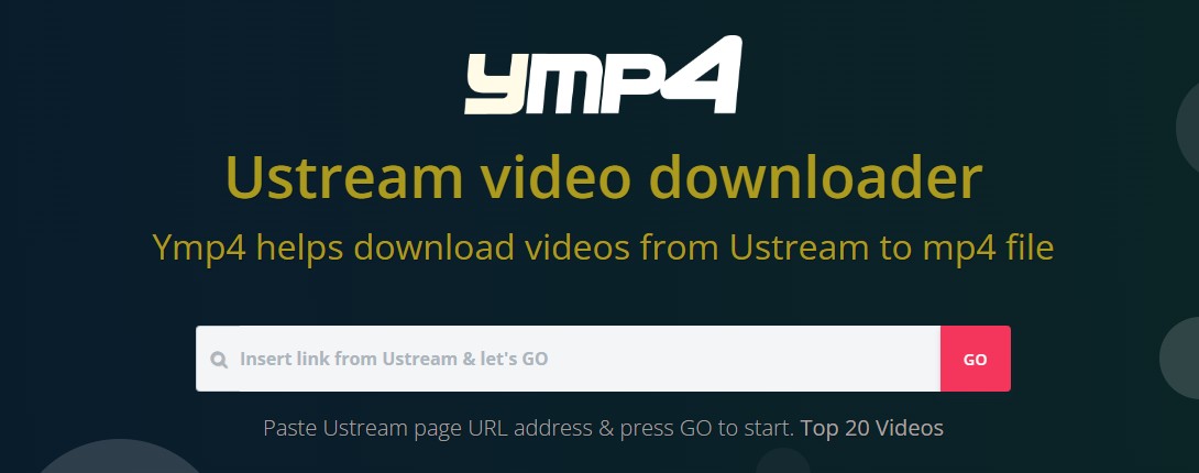 How to Download a Ustream Video With Ymp4