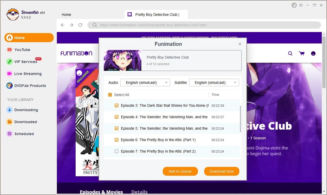 Where to Watch Horimiya:2.1 Watch Horimiya with StreamFab Funimation Downloader