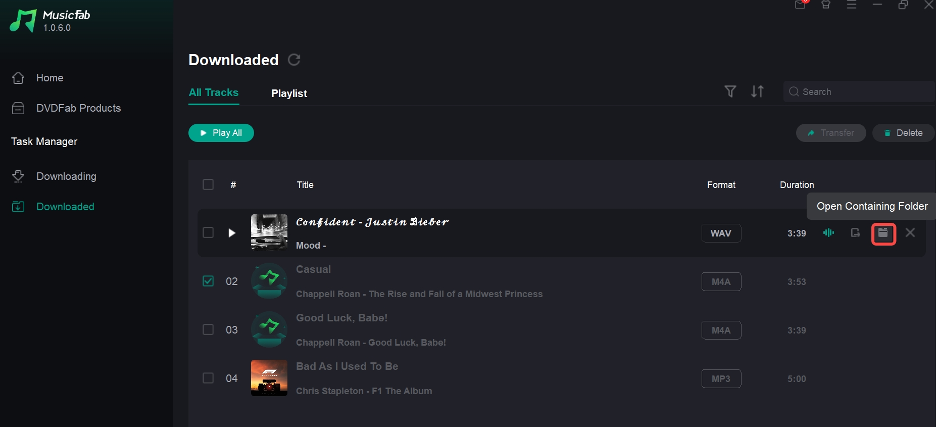 Play Spotify downloaded files on MP3 Player