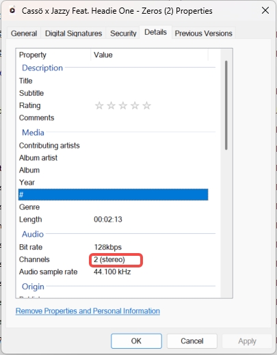 audio quality musicverter support