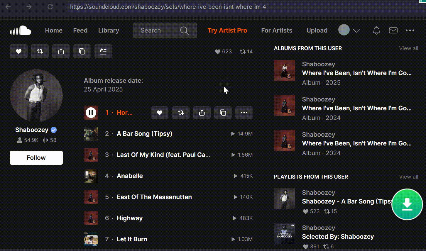 MusicFab soundcloud playlist downloader