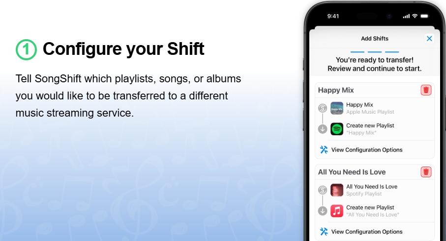 song-shift