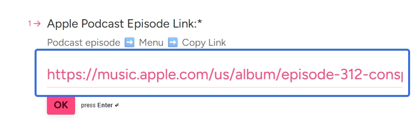  Paste the URL into the search tab.