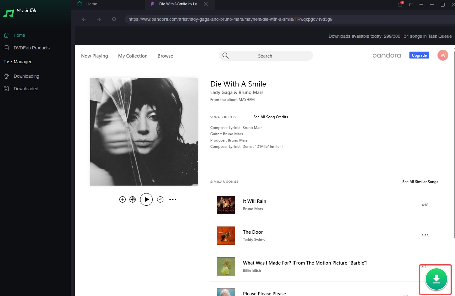 musicfab-pandora-click-download