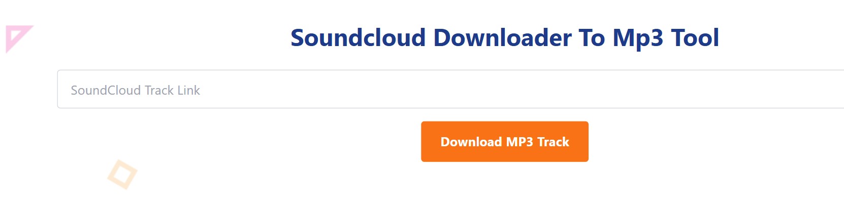 SoundCloud Tool