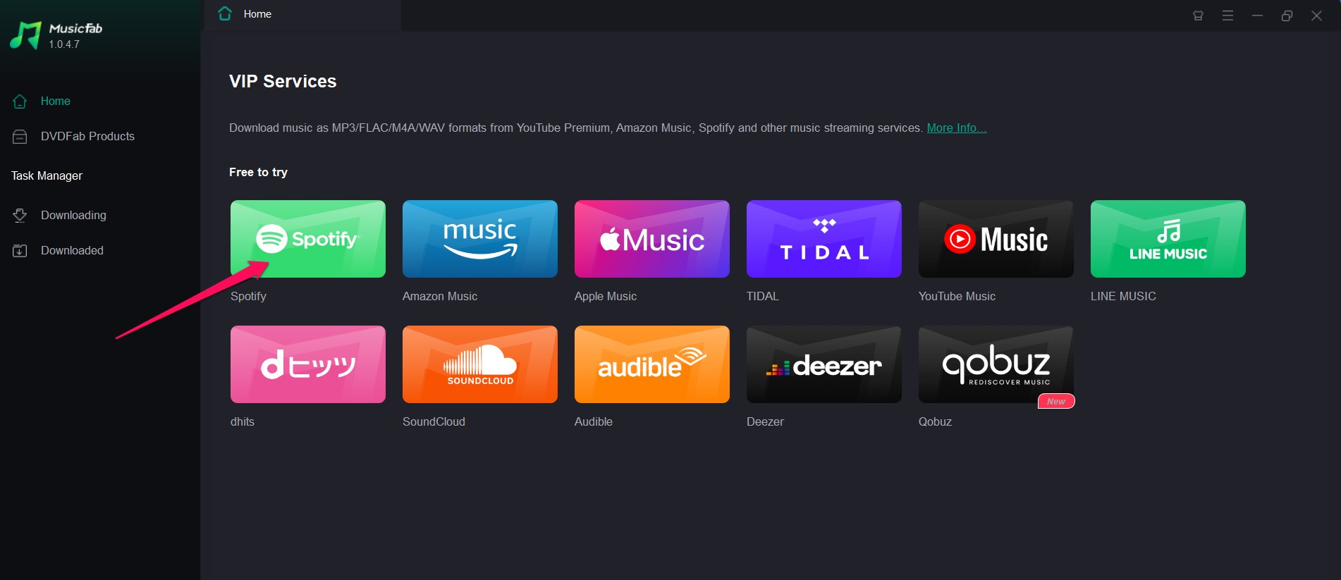 Choose Spotify