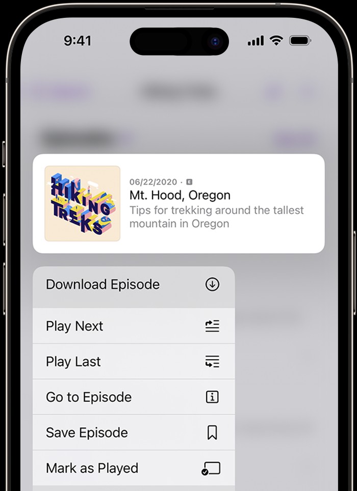 how to download episode on apple podcast