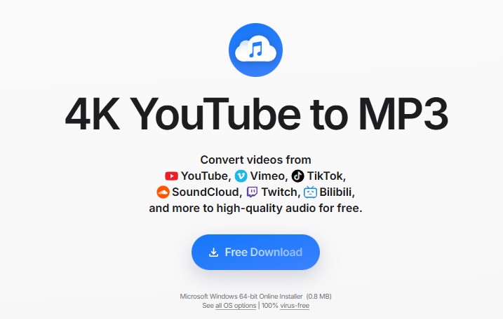 4K YouTube to MP3