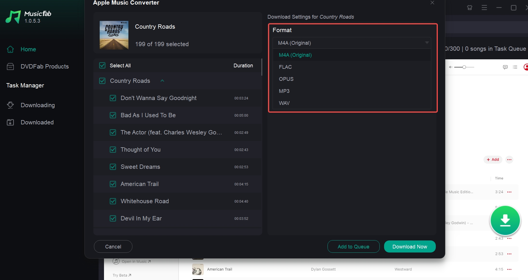musicfab apple music downloader cutomize