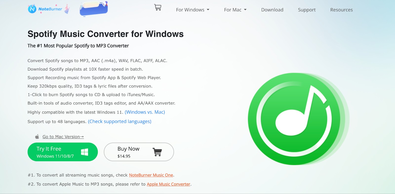 NoteBurner Spotify Music Converter