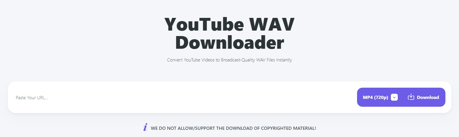 Downloaderto-youtube-to-wav-interface