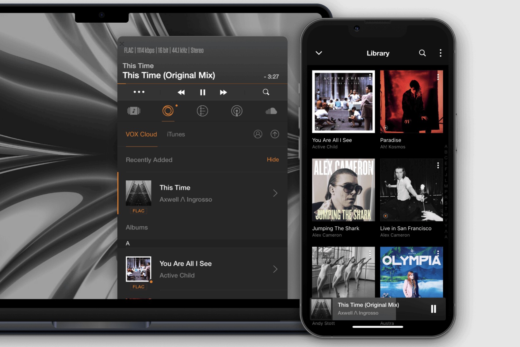 12 Free MP3 Players for windows and mac: Vox Music Player