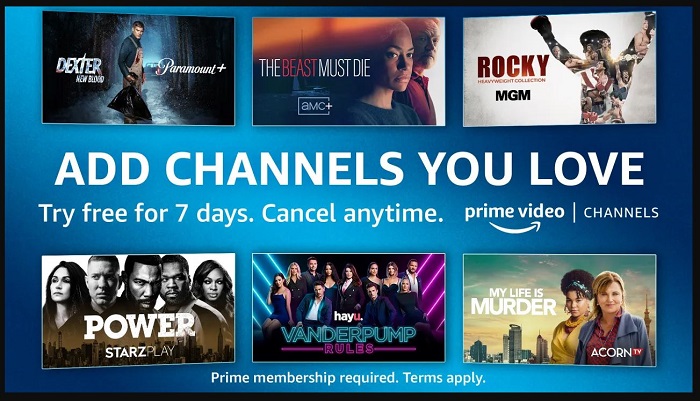 amazon prime video subscription:Amazon Channels Cost