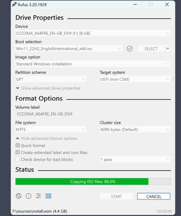 How to Create Bootable USB from ISO with Rufus