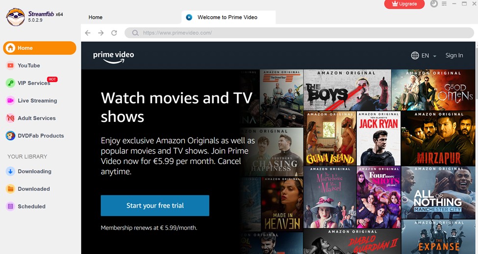 can you download amazon prime movies:StreamFab Amazon Downloader