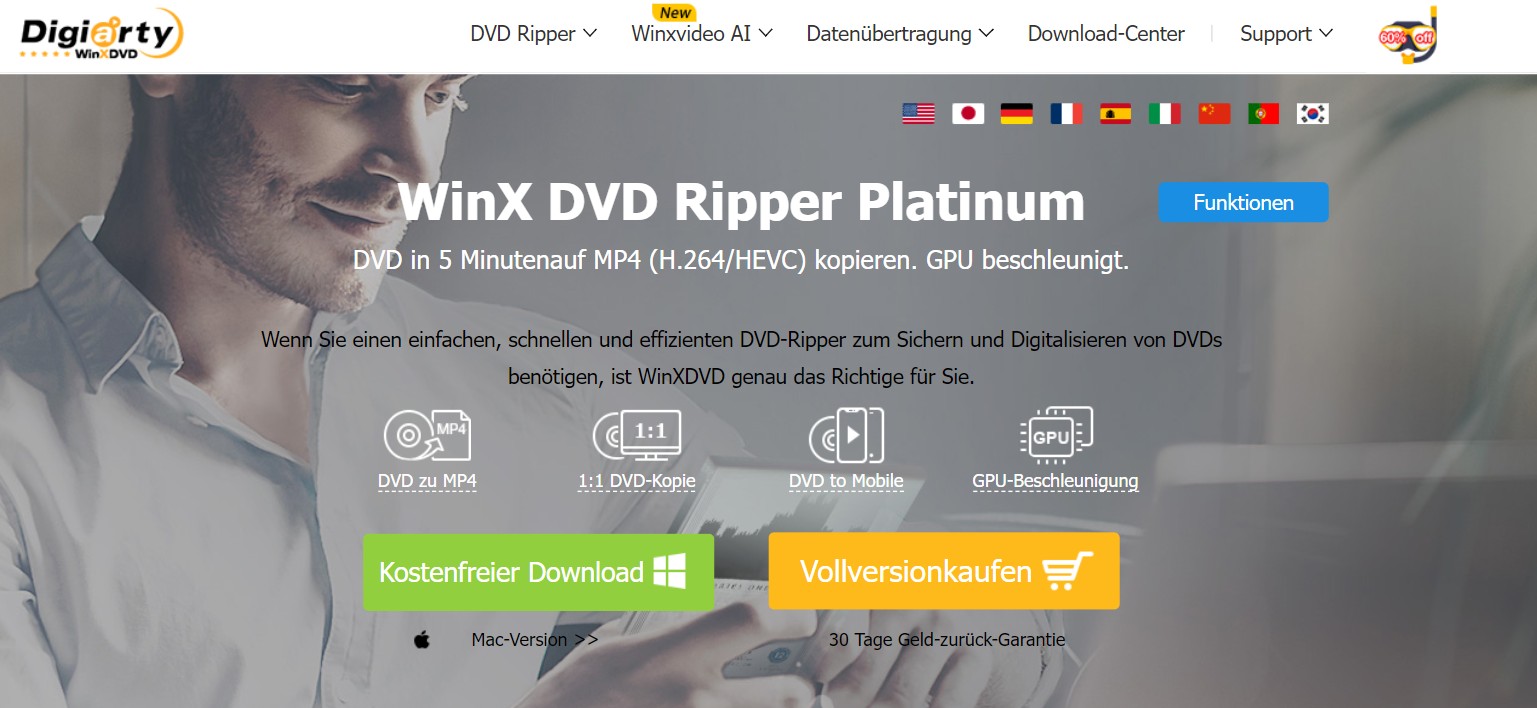 Die besten DVD Ripper Software: WinX DVD Ripper