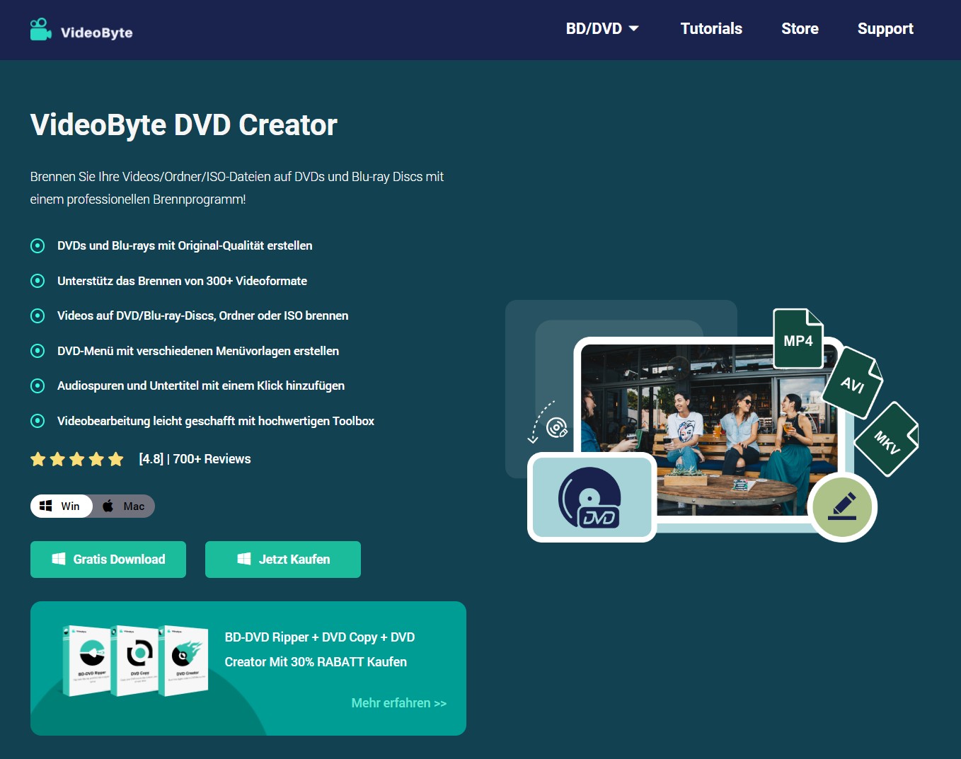 Videobyte DVD und Blu-ray Creator