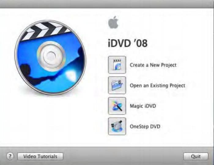 youtube to dvd converter:(6) iDVD (Mac)