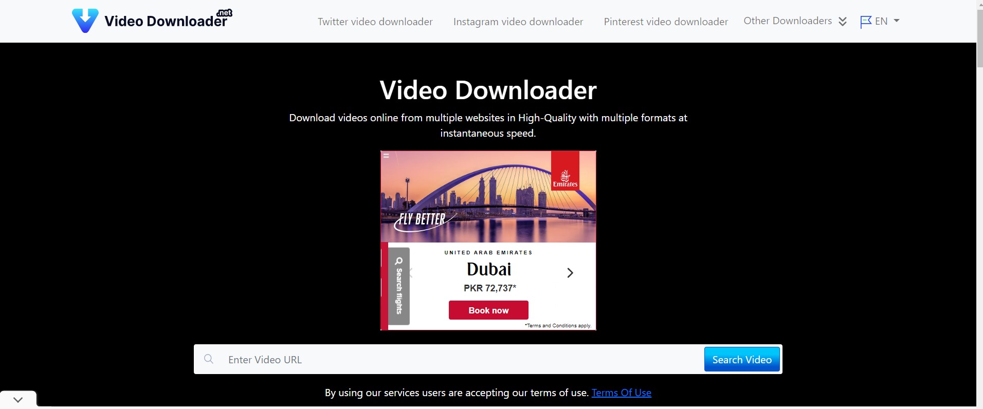 Download any video:5. VideoDownloader.net